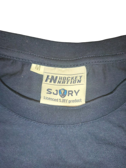 Finland Hockey Nation Barkov #16 T-Shirt Mens Size M Dark Blue Cotton SJRY