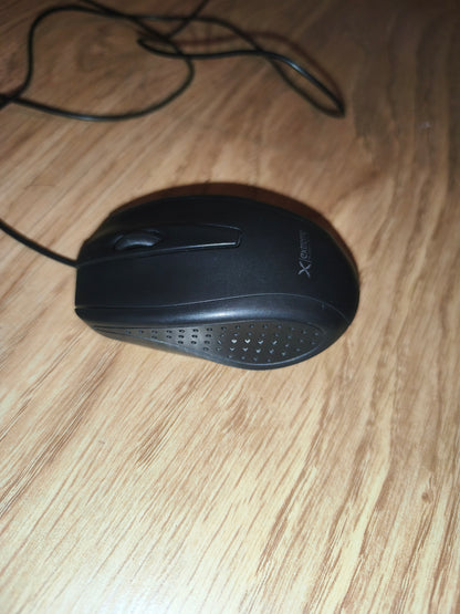 Extreme XM106K Wired Optical USB Mouse – Black, 1000 DPI