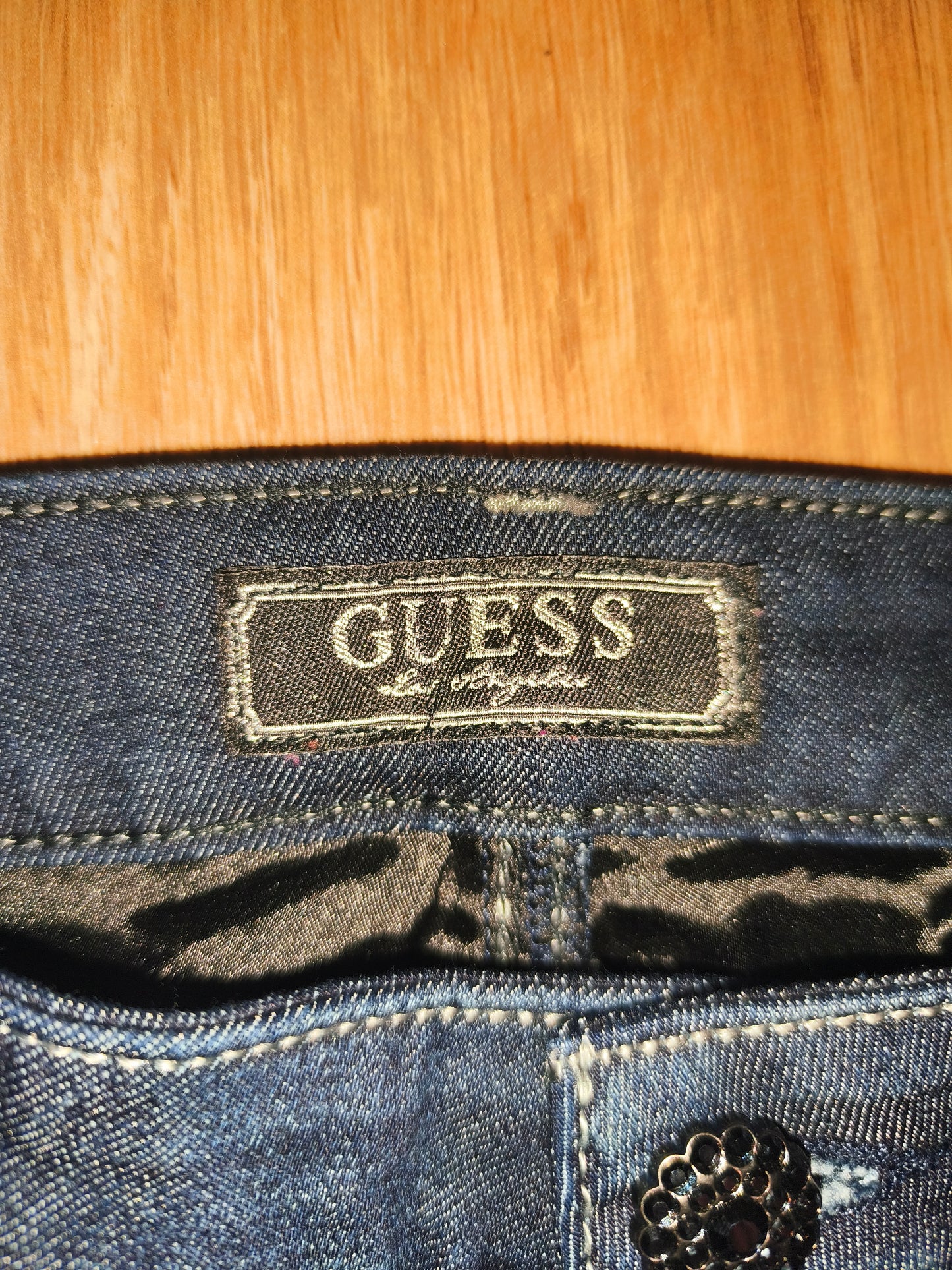 Guess Women’s Nicole Cigarette Slim Fit Jeans – Dark Wash, Size 27