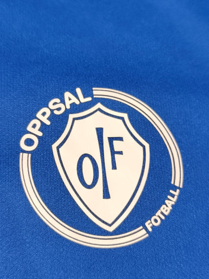 Adidas Oppsal Fotball Training Jersey Shirt Blue Size M Climalite Vintage 2015