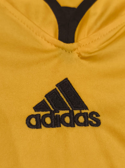 Adidas Uganda National Team Football Shirt Jersey Yellow Climacool Mens Size M