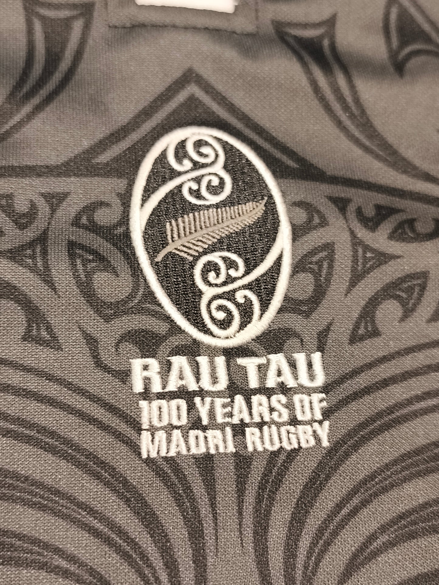 Adidas New Zealand Māori All Blacks "Rau Tau" 100 Years Rugby Jersey