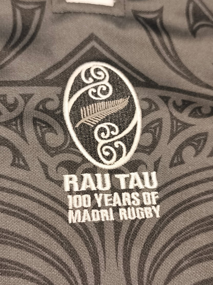 Adidas New Zealand Māori All Blacks "Rau Tau" 100 Years Rugby Jersey