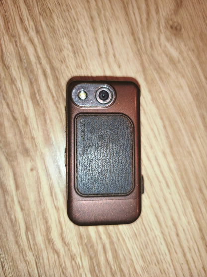 Vintage Nokia 7390 L'Amour Collection – Bronze/Brown (Partially Working / Main Screen Faulty / For Repair)