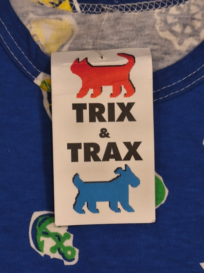 Trix & Trax Vintage Estonian Kids Nautical Dress - Blue & Striped (Size 116 / 5-6 Yrs) - NWT