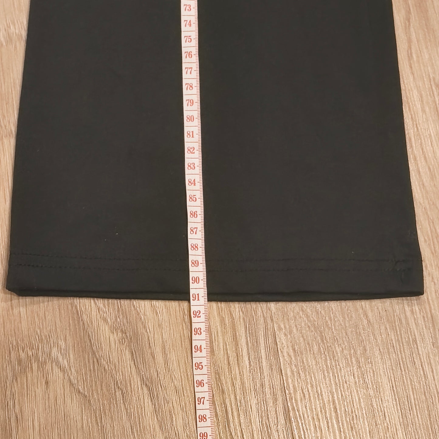 Girls Black Crossover Waist Flare Leggings Yoga Pants Size 12-13Y Stretch