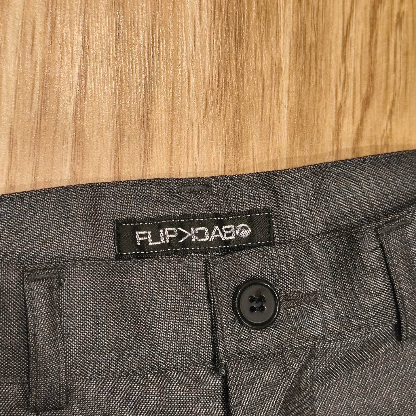 BHS Back2Flip Boys Grey School Trousers Pants Age 9 Height 134cm Adjustable Waist