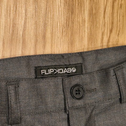 BHS Back2Flip Boys Grey School Trousers Pants Age 9 Height 134cm Adjustable Waist