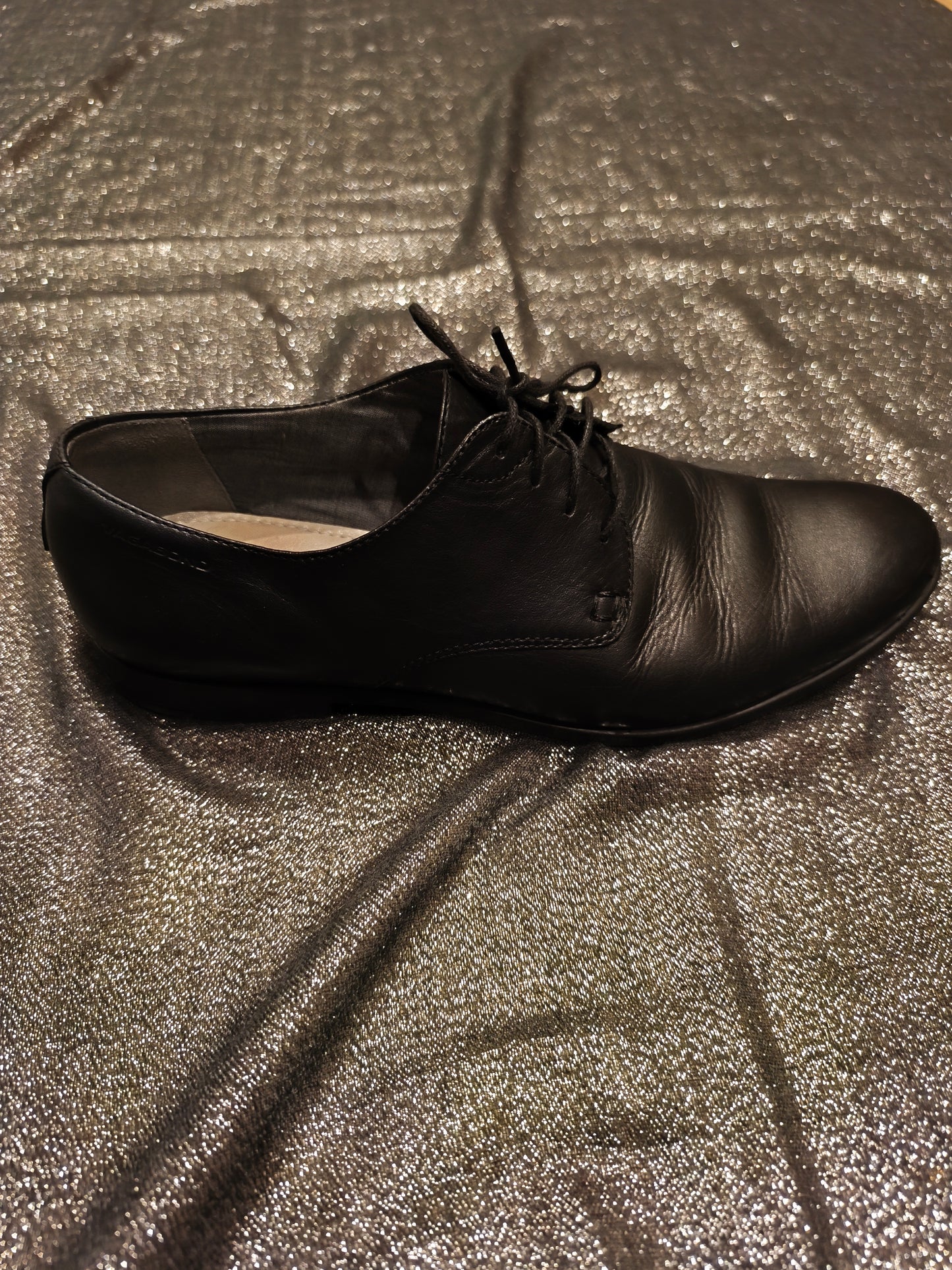 Vagabond Shoemakers Black Leather Derby Shoes Men's Size 41 Lace Up Business