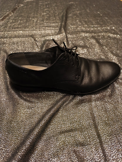 Vagabond Shoemakers Black Leather Derby Shoes Men's Size 41 Lace Up Business