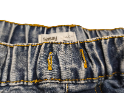 Sinsay Boys Girls Acid Wash Denim Joggers Jeans Elastic Waist Size 146 cm 10-12