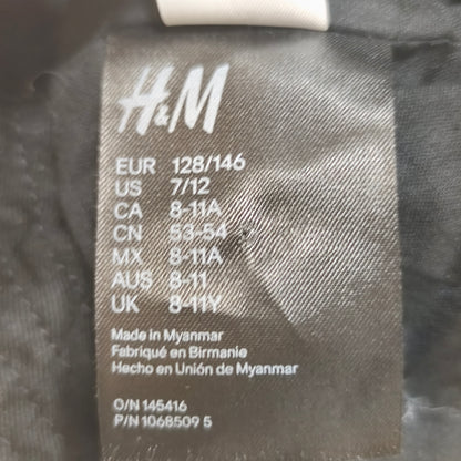 H&M PlayStation Black Embroidered Logo Bucket Hat Kids Youth Size 7-12 Yrs