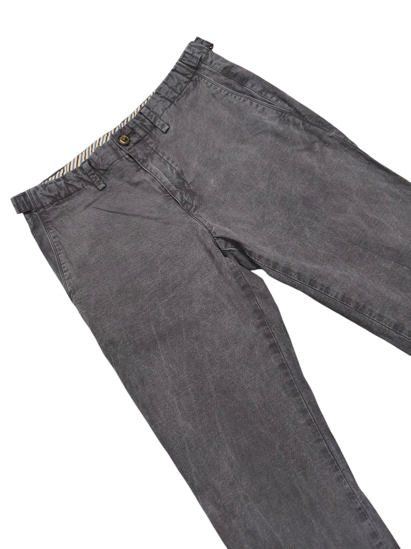 Tommy Hilfiger Bleecker Chinos Men’s 30x34 Slim Fit THFlex Stretch Gray Texture
