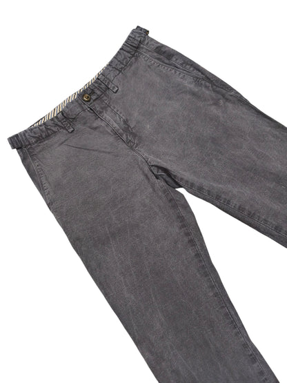 Tommy Hilfiger Bleecker Chinos Men’s 30x34 Slim Fit THFlex Stretch Gray Texture