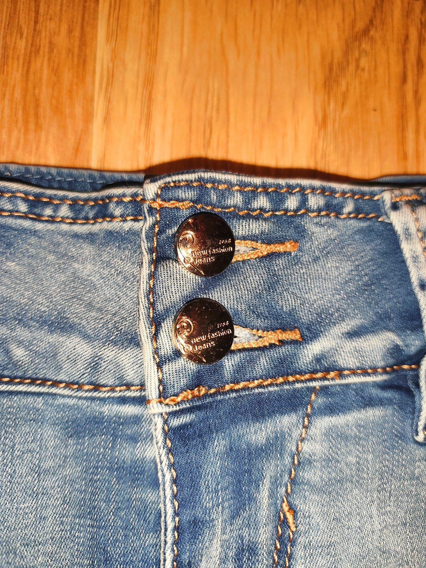 Vintage Style GOURD Denim Mini Skirt – High Waist, Size 29