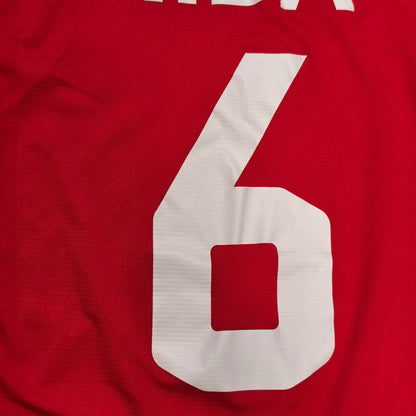 Umbro EPS Espoo Football Shirt Soccer Jersey Red Long Sleeve Size XS #6