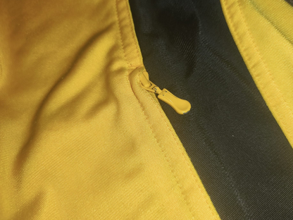 Vintage 2002 Adidas Åsbro GoIF Golf Magic Track Jacket Yellow Black Men's Size M