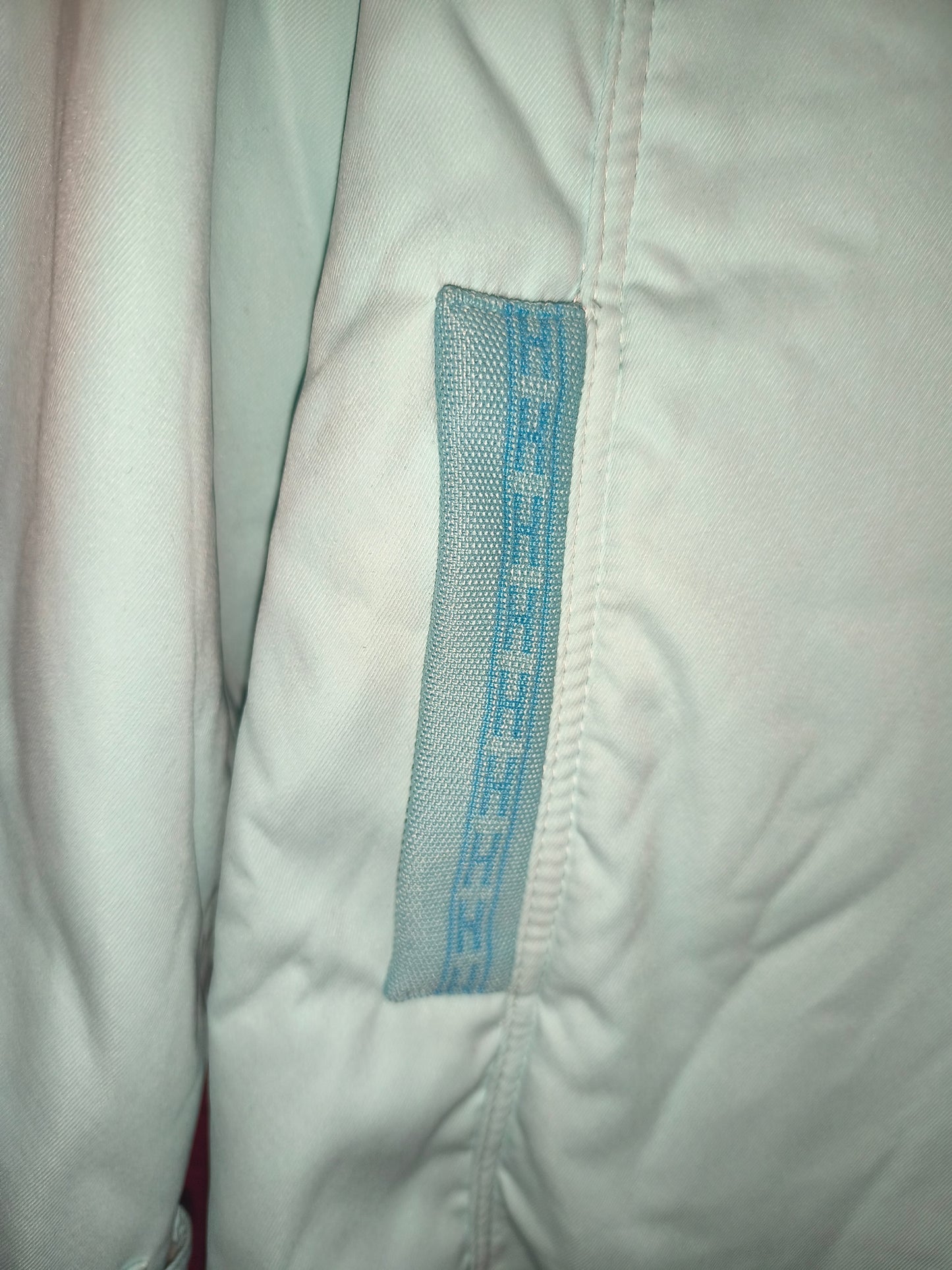 Pastel Light Blue Sherpa Fleece Lined Button Coat Jacket | Women's Size 5XL