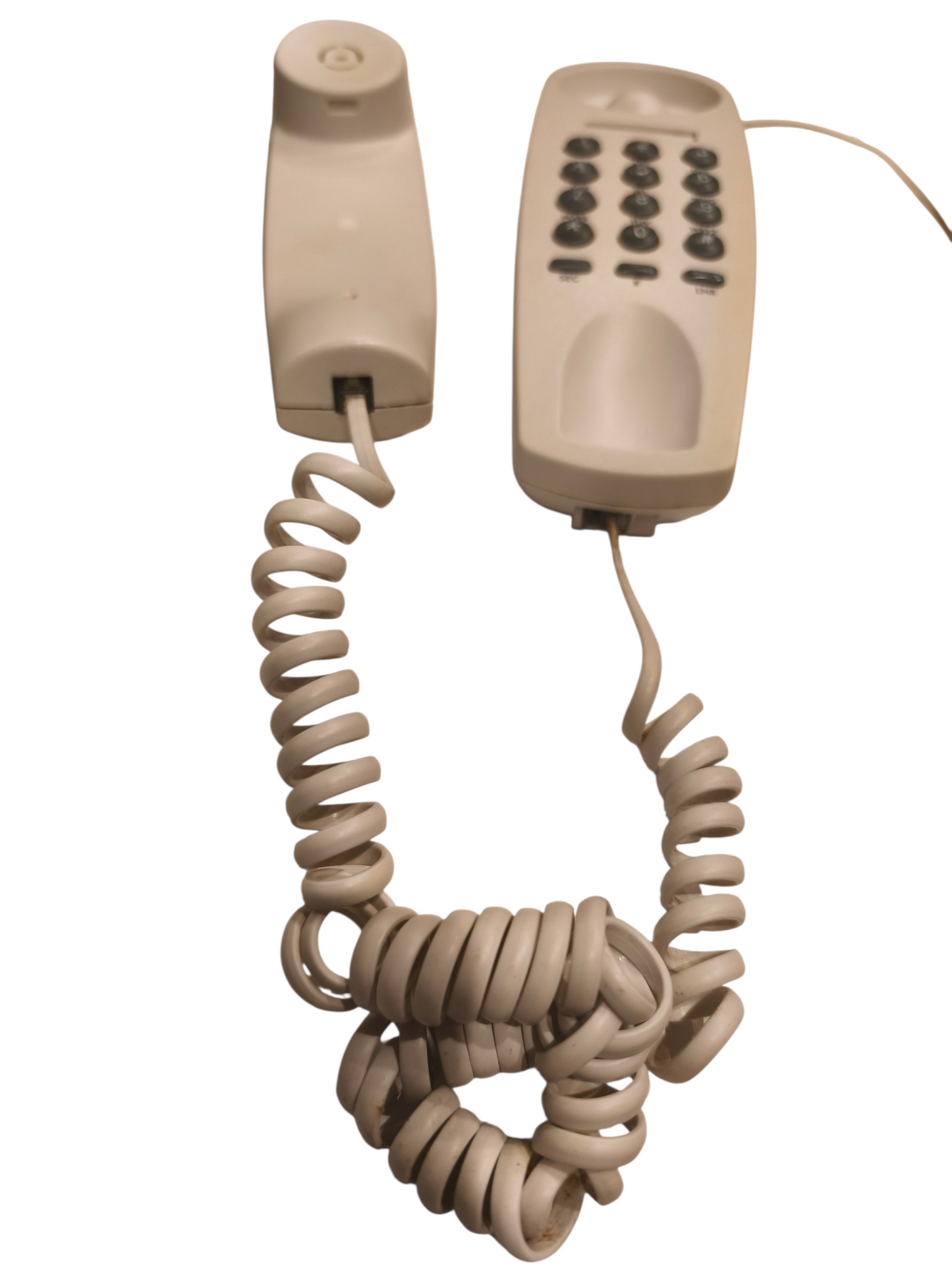 Argos Value Range B100 Slimline Telephone - White/Cream - Wall Mountable