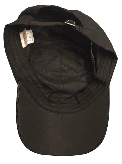 Official Ferrari Gear Racing Cap Hat Black Mesh Technical 5-Panel Adjustable F1