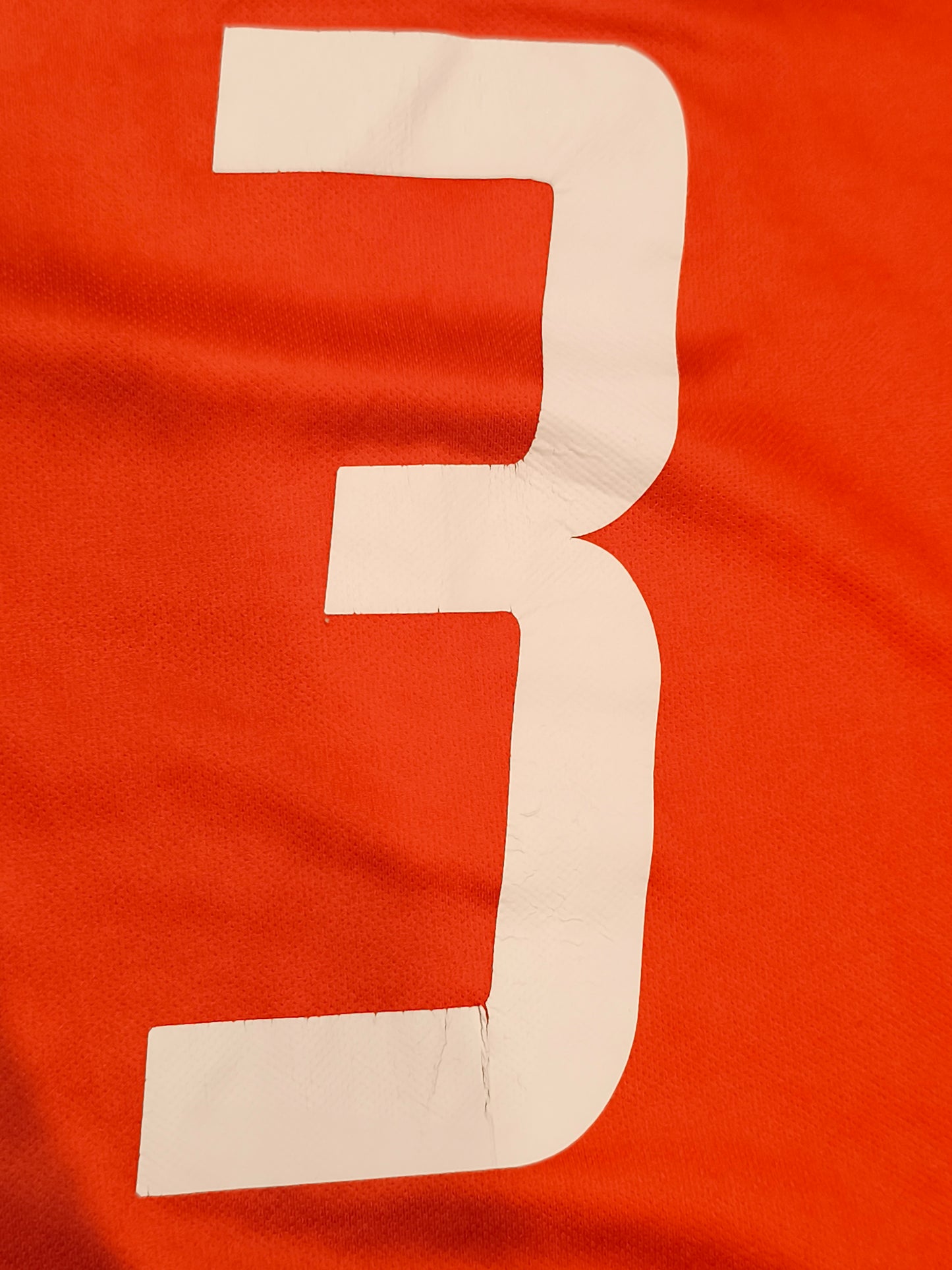 AC Milan Maldini #3 Jersey - Size Large - Red/Black Emirates Fly Better Soccer