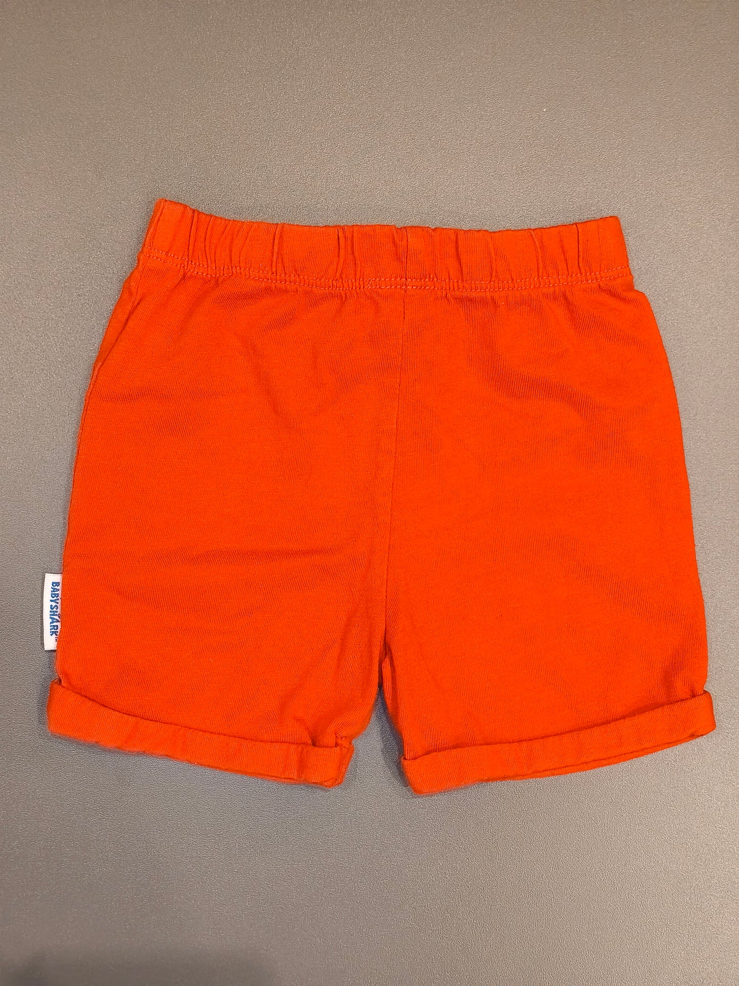 Pinkfong Baby Shark Orange Surfing Shorts - Size 6-9 Months (Height 74cm)