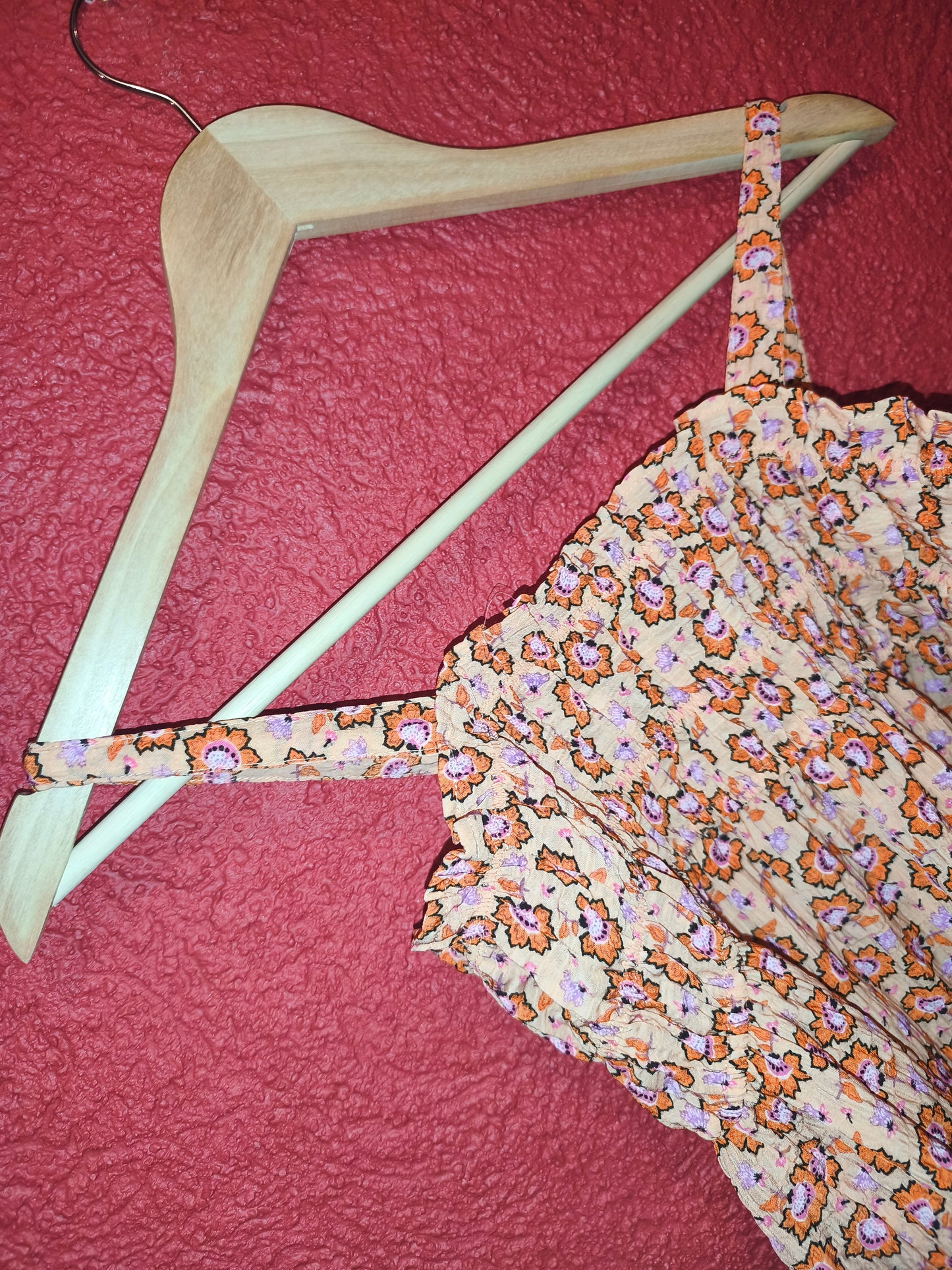 Primark Girls Floral Shirred Bodice Sun Dress – Size 8-9 Yrs / 134 cm