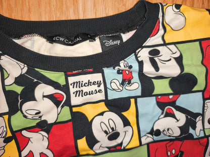 LC Waikiki x Disney Comic Strip Mickey Mouse Sweatshirt - Retro Colorful (Size S)