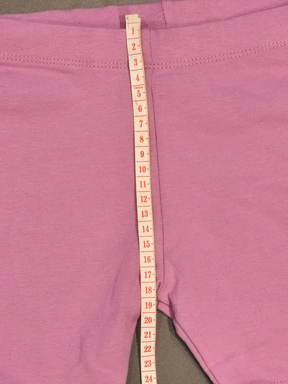 Next Girls Pink Cotton Stretch Cycling Shorts – 1.5–2 Years (92 cm)