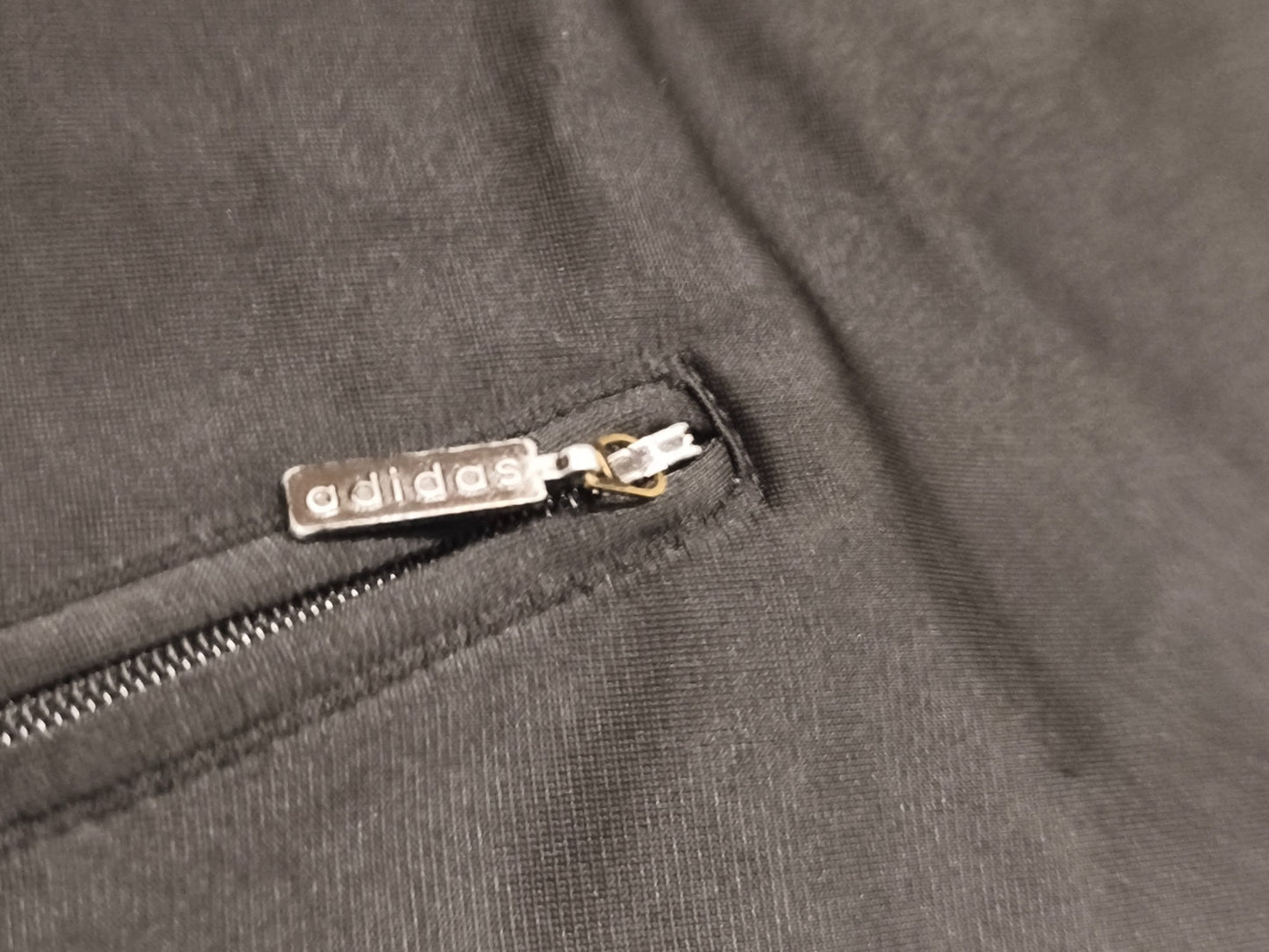 Vintage Adidas Trefoil Track Jacket 90s - Black & White - Size D4 / F168