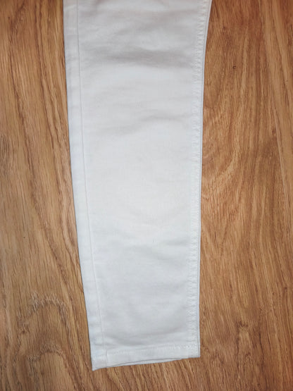 Dorothy Perkins Women’s White Slim-Fit Denim Jeans – Size 38 (EU/10 UK)