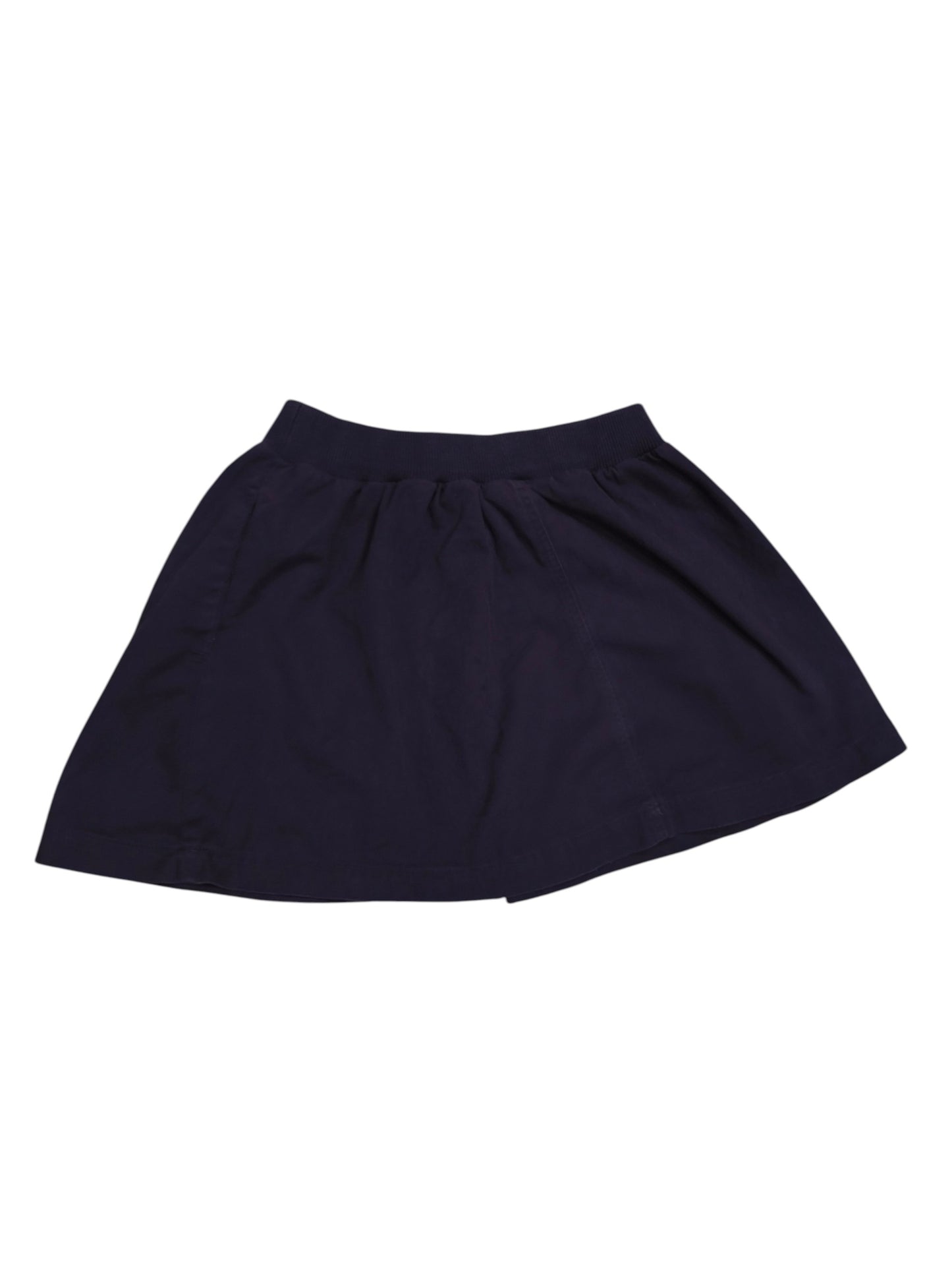 Polo Ralph Lauren Girls Navy Blue Cotton Knit Skort Size 14 Drawstring Waist