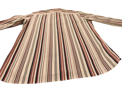 Tommy Hilfiger Men's Striped Button Down Shirt | 100% 80's Two Ply Cotton