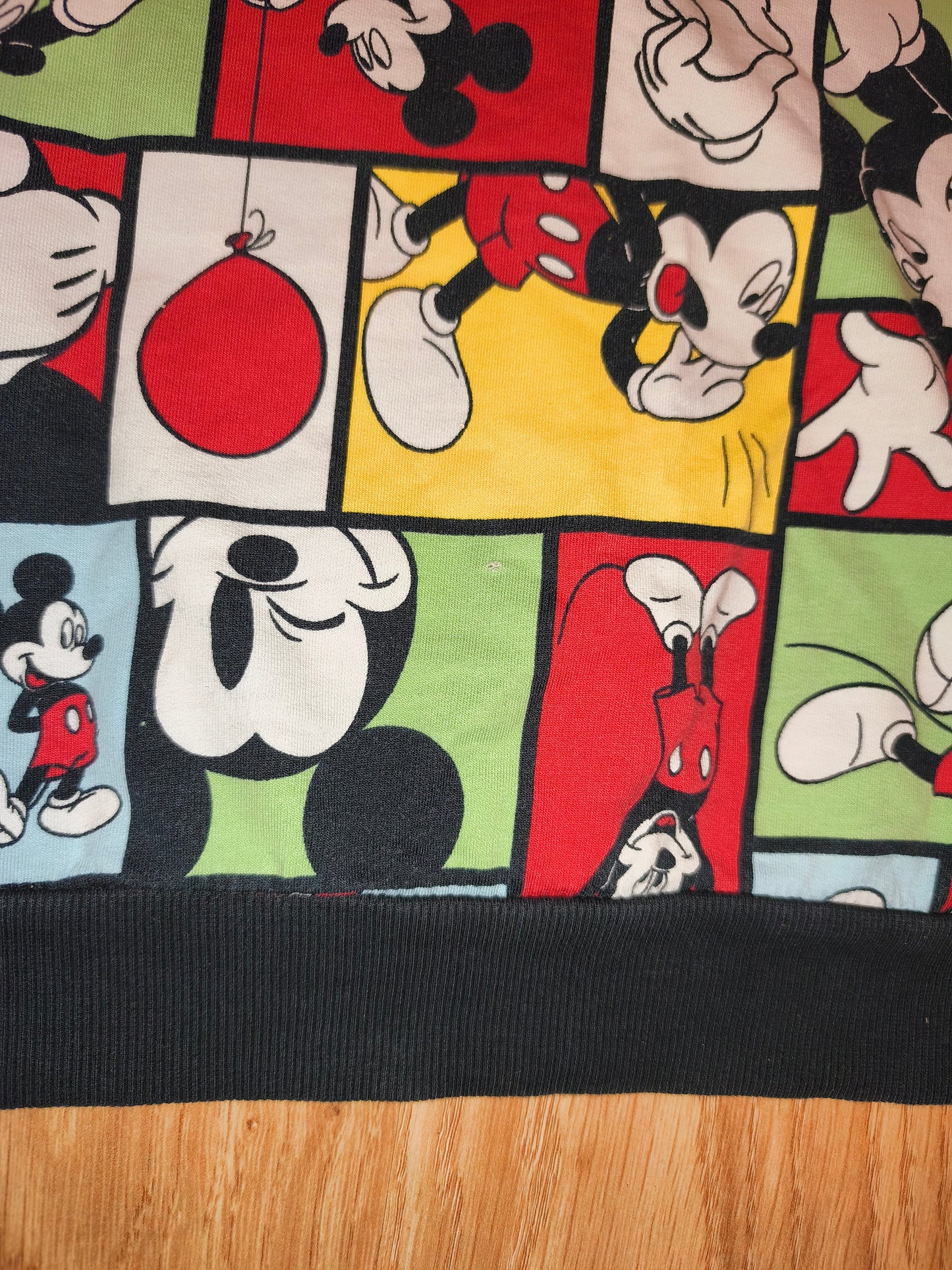 LC Waikiki x Disney Comic Strip Mickey Mouse Sweatshirt - Retro Colorful (Size S)