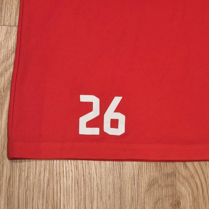 Puma Puhu Vantaa Basketball Jersey Shirt Mens Small Red Black DryCell #26 ONNI