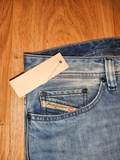 Vintage DIESEL Safado Jeans Men’s 32x32 Regular Slim Straight Wash 08801 Y2K NWT