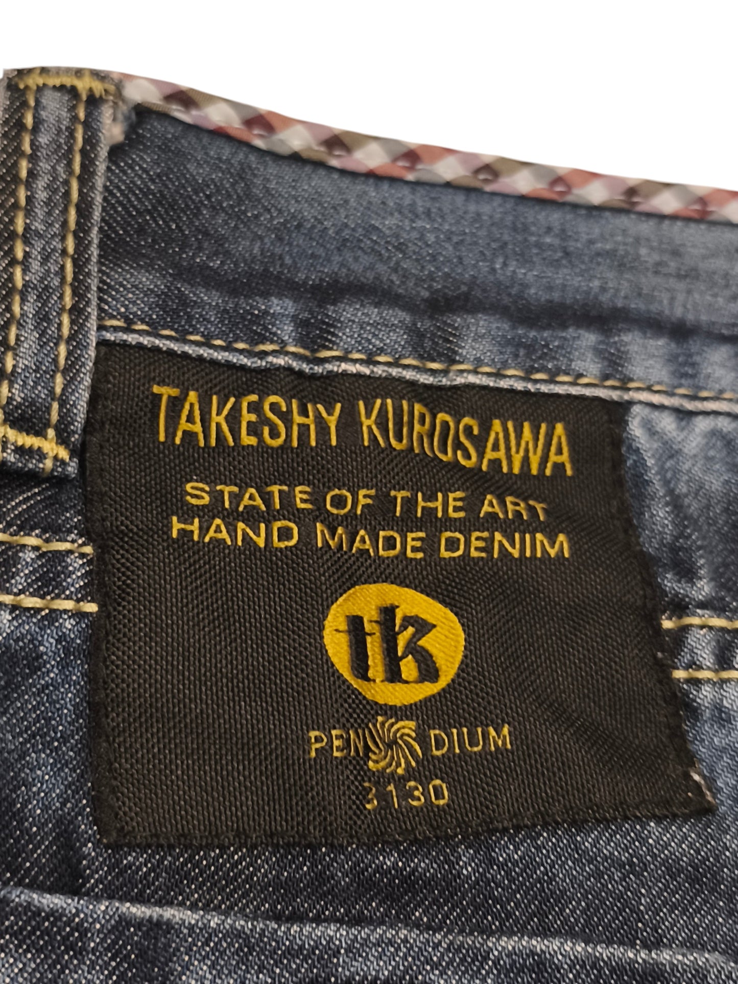Takeshy Kurosawa Distressed Denim Mini Skirt Made in Italy Size 30 Y2K Patchwork
