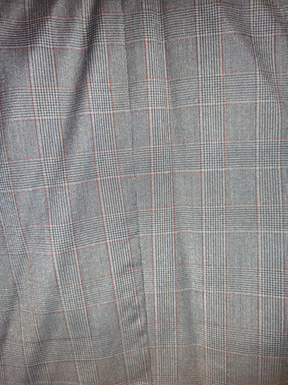Boggi Milano Men's Blue Plaid Wool Silk Mohair Blazer Jacket - Guabello Fabric (Size EU 46R / US 36R)