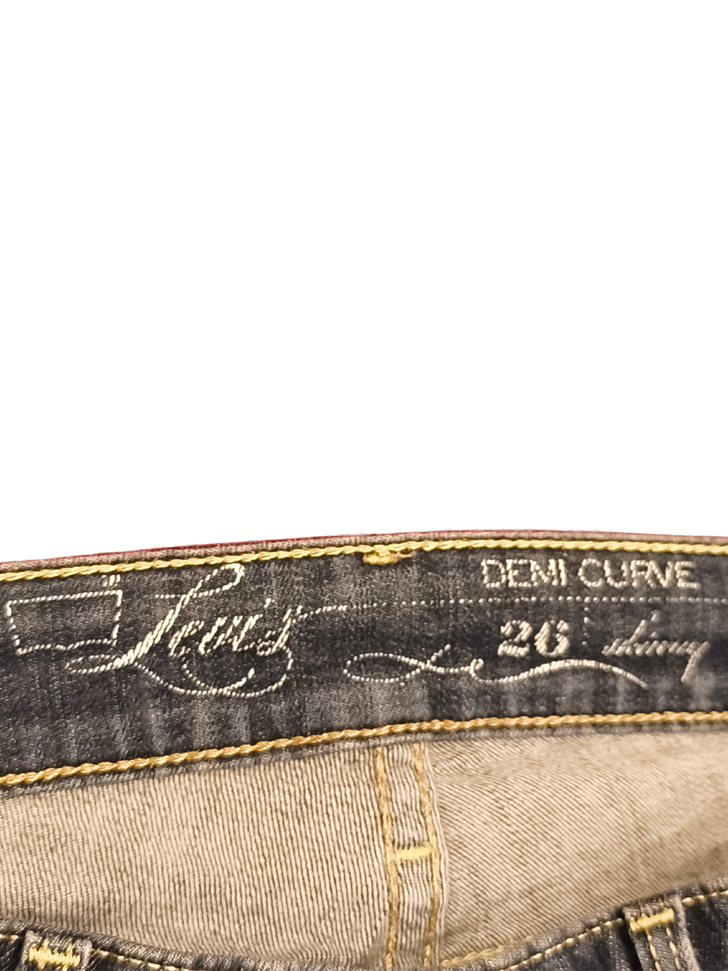 Levi's Demi Curve Skinny Jeans Women’s 26x32 Dark Wash Indigo Stretch Denim