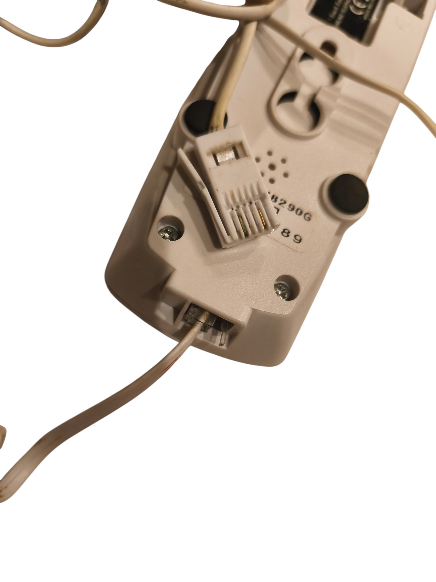 Argos Value Range B100 Slimline Telephone - White/Cream - Wall Mountable