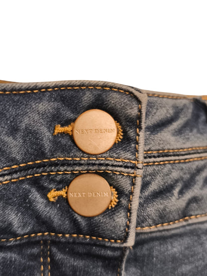 NEXT Women’s Bootcut Jeans High Rise Lift Slim & Shape Dark Blue Size UK 12L EU