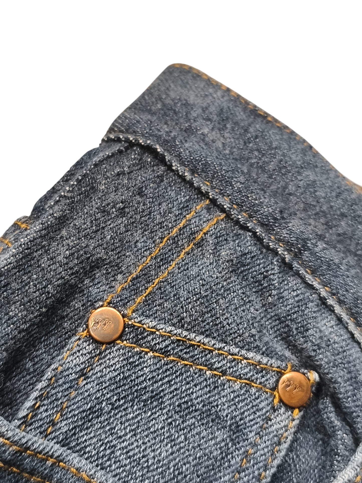 Atelier Tuffery France Raw Denim Jeans - 45% French Wool Blend - Size 42 (US 32)