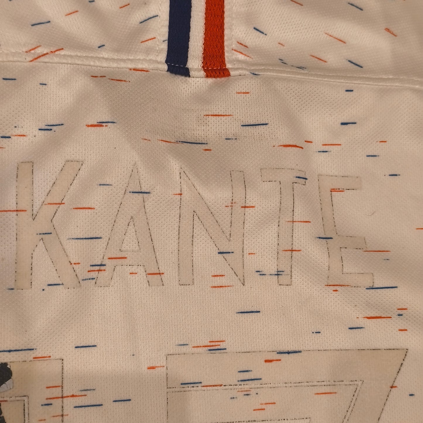 Nike France 2018 Away Jersey Kante #13 Soccer Shirt White 2 Star FFF