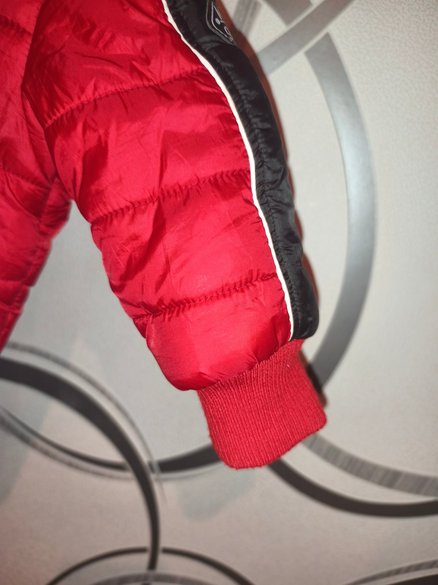 Minoti Baby Boys Red Hooded Puffer Jacket – Size 9-12 Months / 74-80 cm