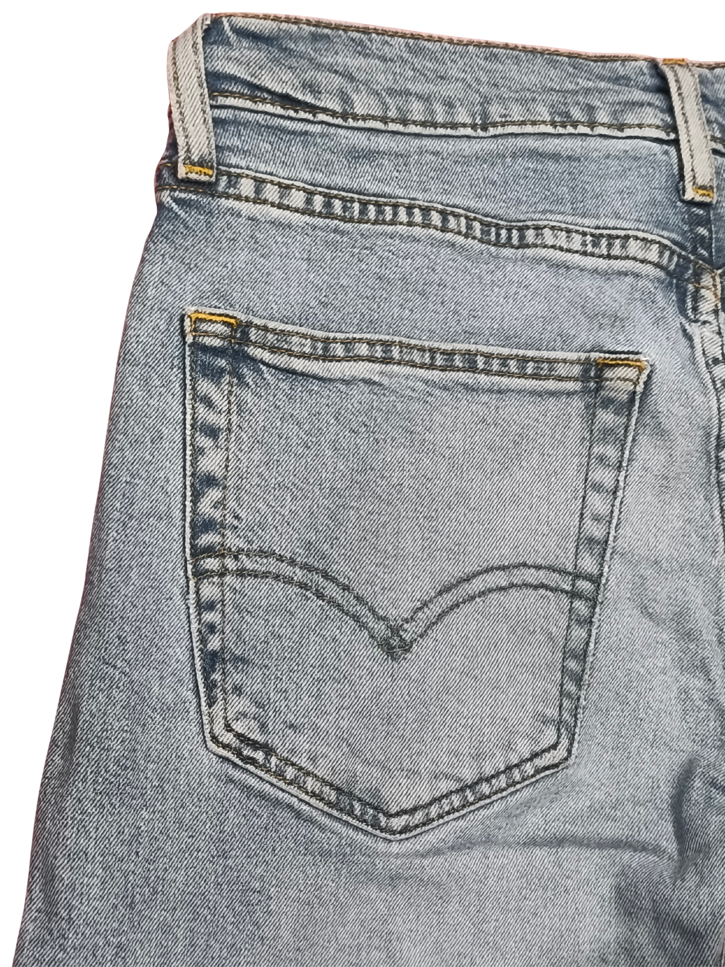 Levi’s 512 Lo-Ball Slim Taper Jeans Men’s 29 Light Wash Denim Stacked/Cropped