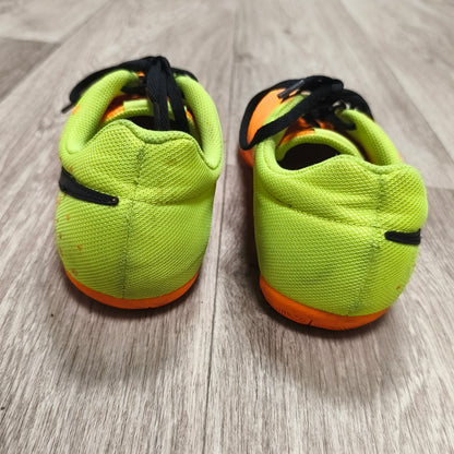 Nike 580454-807 Indoor Soccer Shoes Men Size US 8.5 EU 42 Orange Volt Black