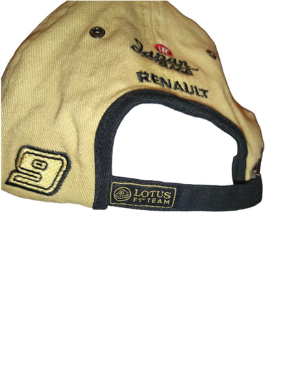 Lotus F1 Team Cap Kimi Raikkonen Romain Grosjean Renault Hat Japan Rags Black