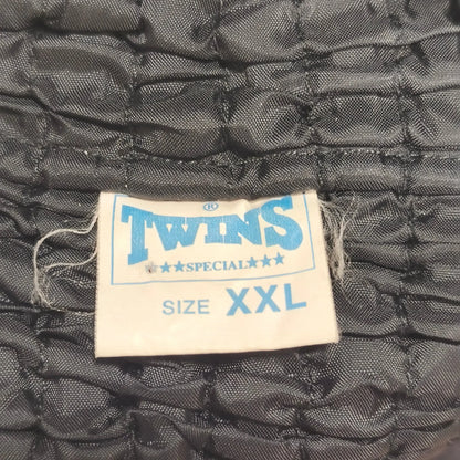 Twins Special Muay Thai Shorts XXL Black Red Fight Club Helsinki Thaiboxing
