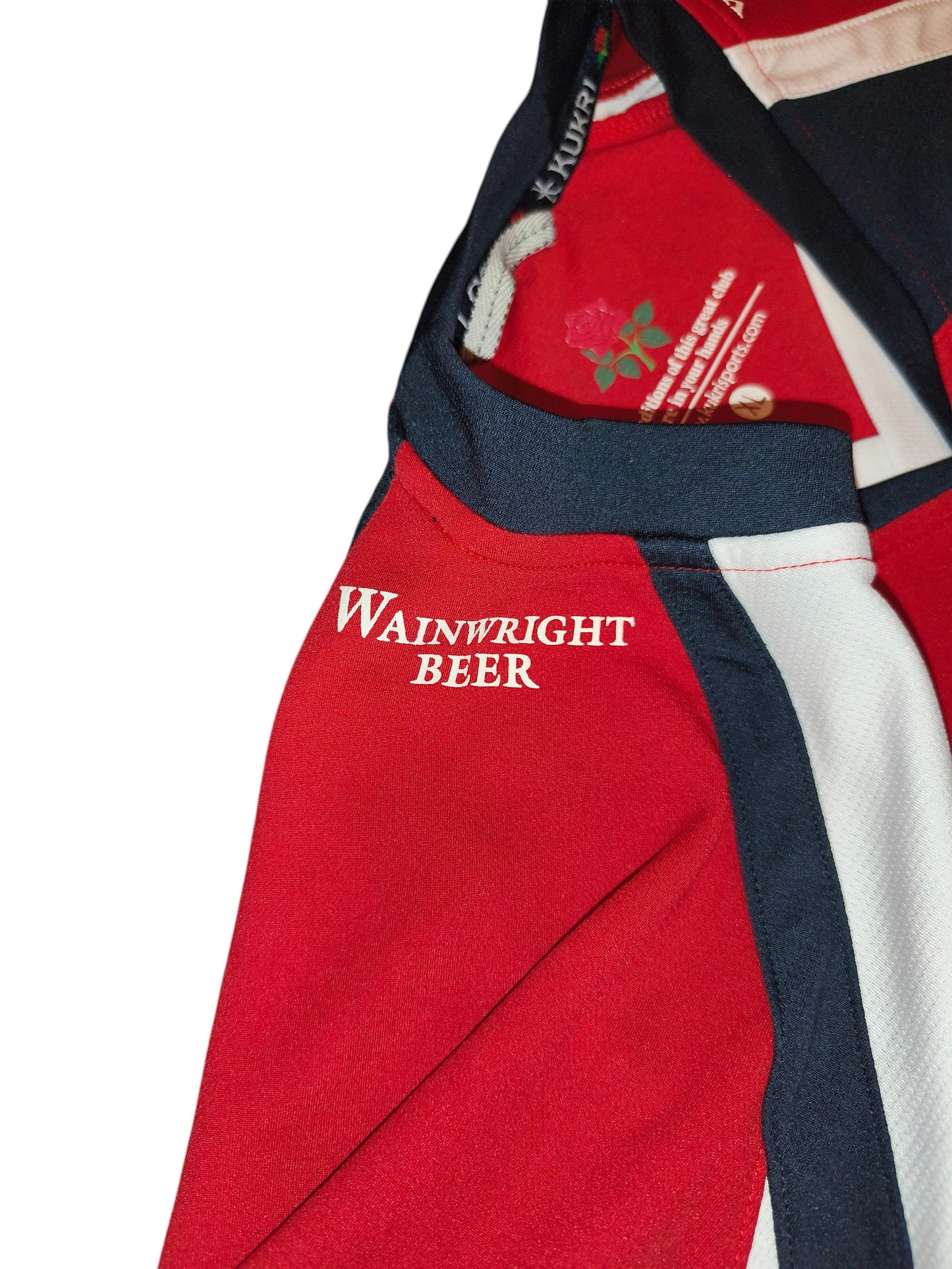 Kukri Lancashire Lightning Cricket Shirt XL Red Thwaites Wainwright Jersey VTG