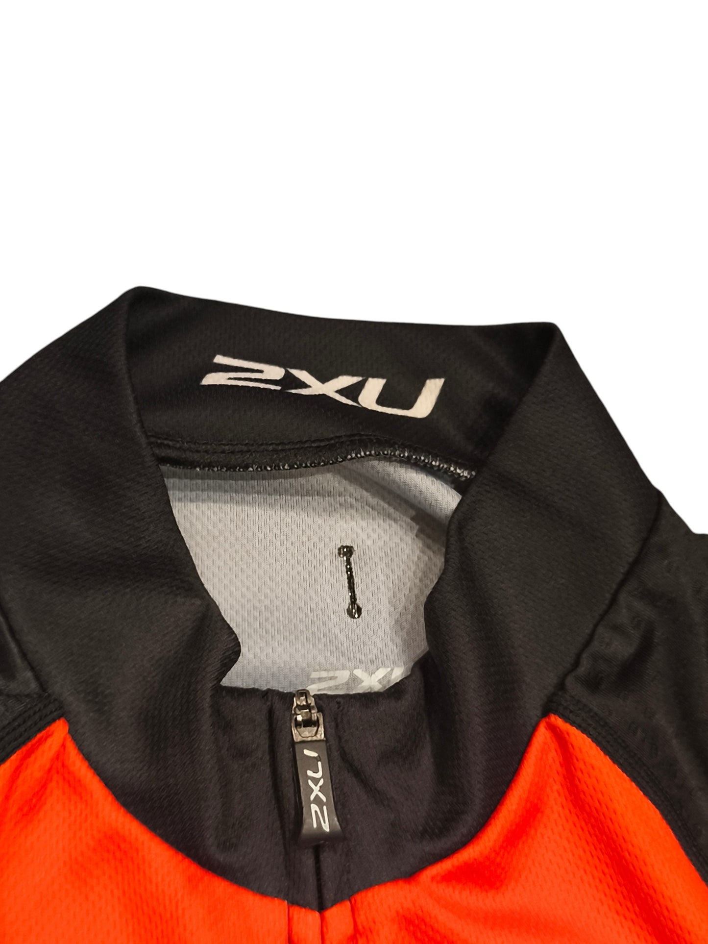 2XU Germany Triathlon Cycling Jersey Men's 2XL Black Short Sleeve Bike Top DTU